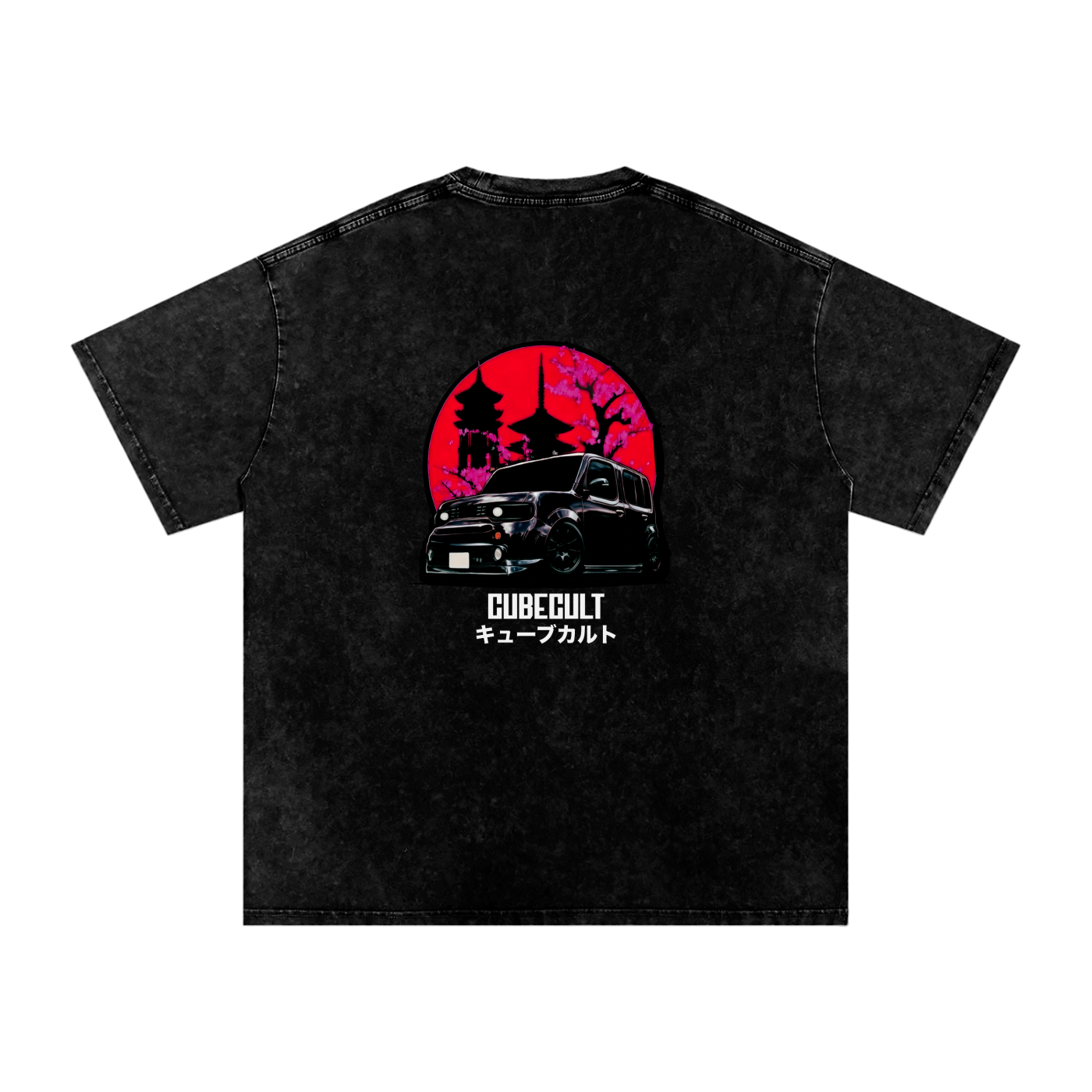 Black Z12 Japan Oversized Cotton T-Shirt