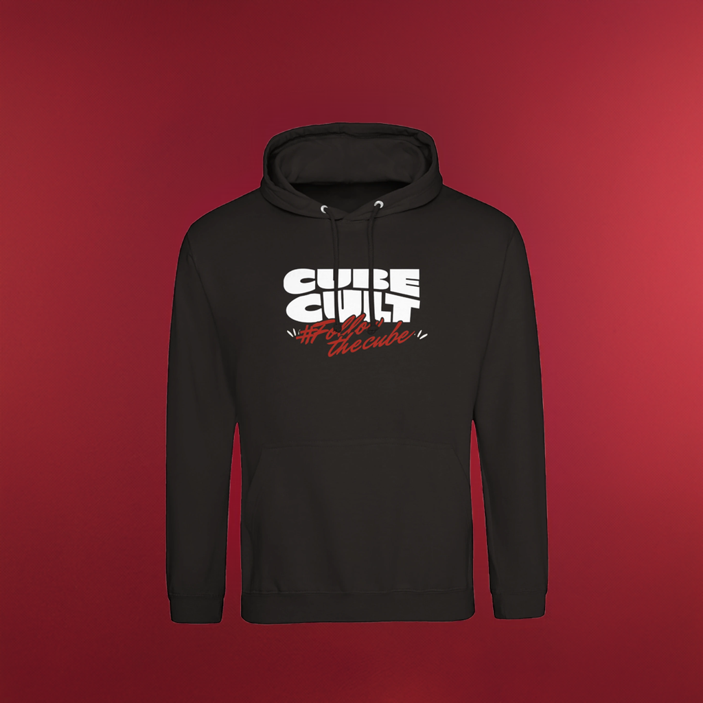 Cube Cult - #Followthecube Premium Pullover Hoodie -Deep Black