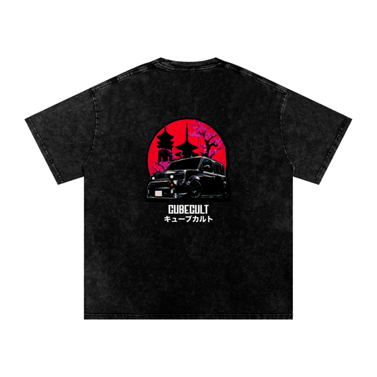 Black Z12 Japan Oversized Cotton T-Shirt