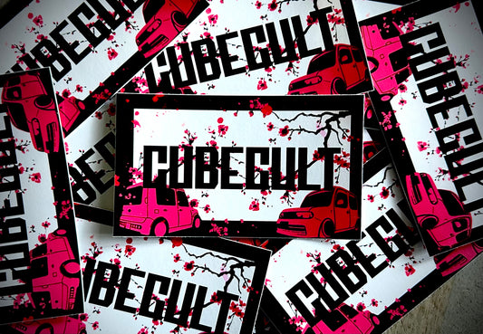 Cube Cult Blossom Slap Sticker