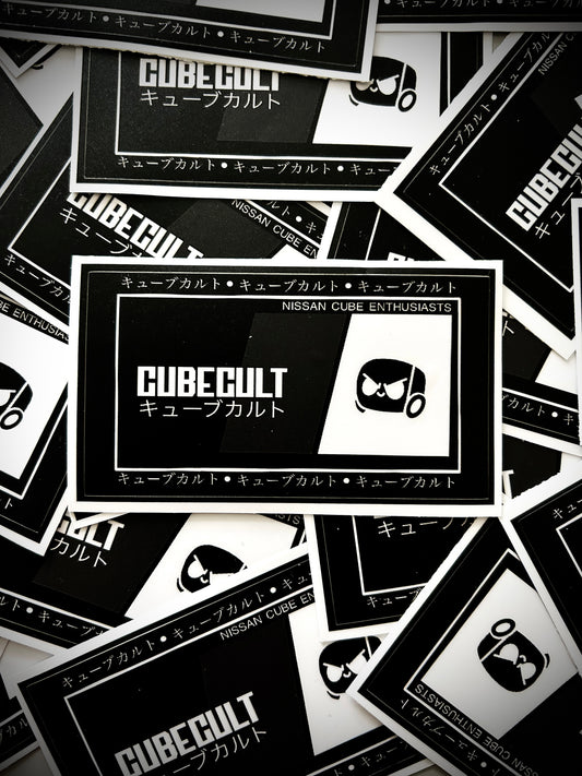 Cube Cult Slap Sticker - Authentic Original